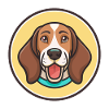 Hannover Hound Cane Razza Cartone Animato Kawaii Clipart Pet