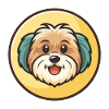 Havanese Dog Breed Colorful Cartoon Kawaii Clipart