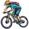 Funny mountain bike lover