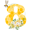 8e anniversaire abeille