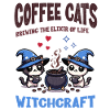 Coffee Cats Brew Potion Kawaii Halloween