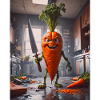 vegetables downfall Apocalypse Monster carrot