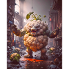 vegetables downfall Apocalypse Monster cauliflower