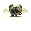 Dwarf Elephant Heart Line