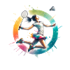 Cool badminton badminton design