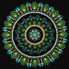 Abundance - Green Mandala