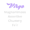 Logo signe astrologique "Vierge"