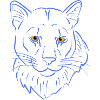Bergloewe predator