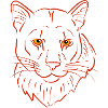 Bergloewe predator