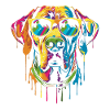 Rhodesian Ridgeback Dog Sunglasses Popart