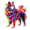 Chien Samoyède Popart