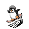 Penguin Snowboard Adventure