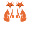 Deux Renards Renard Design Artistique