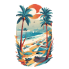 Retro Beach Vibes