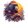 Baboon Paviane Pavian