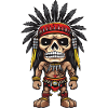 Apache Indian Skeleton