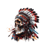 Indian Chief Skeleton