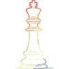 Chess Piece Line Art