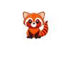 Red Panda Heart Line