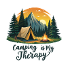 CAMPING IS MY THERAPY