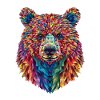 Bear Abstract Art