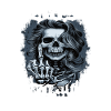 Evil Old Woman Skull