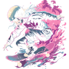 Skateboarder Mädchen