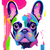 Bulldogge bunt