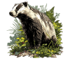 Badger Dachse Dachs