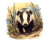 Badger Dachse Dachs