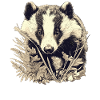 Badger Dachse Dachs