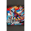 Serbia wolf national flag design