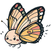 Animal papillon