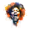 Strong African Woman