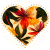 Flower Heart: Abstract Love