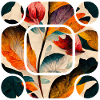 Autumn Floral Abstraction: Fleeting Beauty