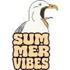 Seagull Crazy Summer Vibes