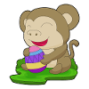Monkey Easter Easter Egg