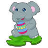 Elefant Ostern Osterei