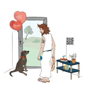 Jesus, der Hund muss raus