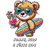 Summer Surf Bear – Relaxed and Cool!