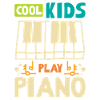 Children Cool kids play piano