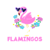 Girl Who Loves Flamingo