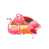 Flamingo Group Animals