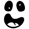 Funny ghost face