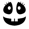 Shy ghost face