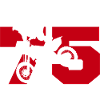 Moto 75 biker