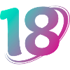 Nummer 18 mehrfarbig