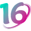 Nummer 16 Mehrfarbig