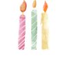 3rd Anniversary Candle